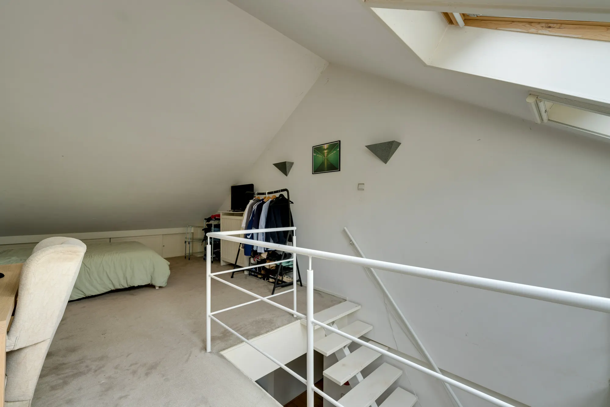 Zeelandstraat 34 III, Amsterdam — slaapkamer onder de kap
